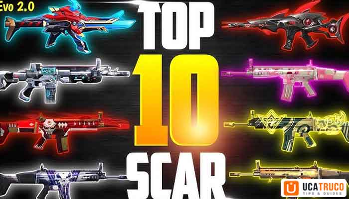 Free Fire Best Gun in 2026 — Complete Weapon Tier List 5 CR7 Scar Scar-L — Best AR for All-Round Play free fire
